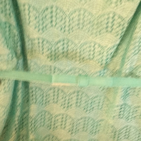 Lace Dress. Aqua Mint color. - Picture 5 of 13
